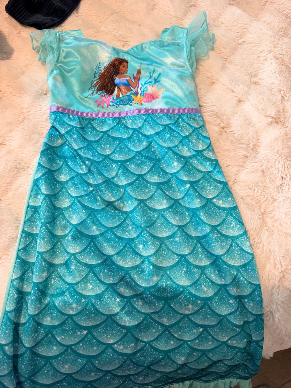 Little Me Girls Aqua Mermaid Dress Pajama